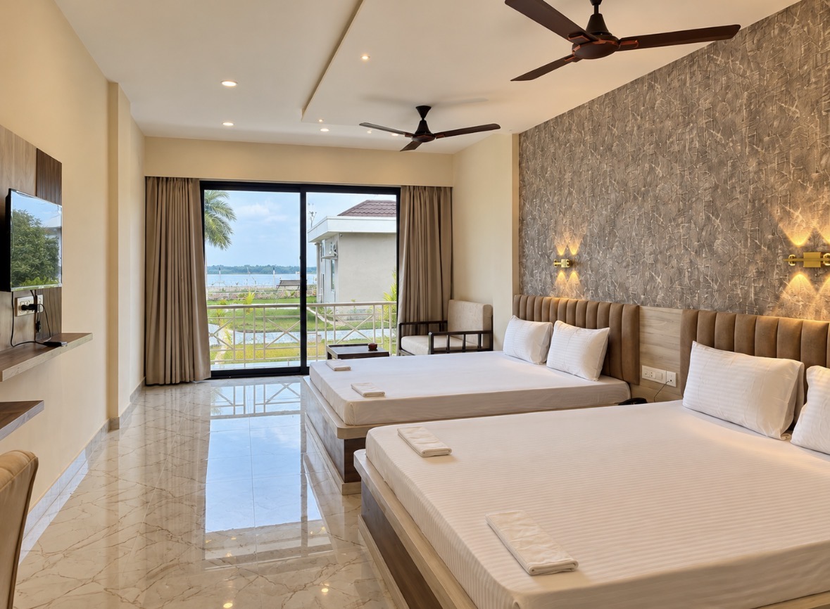 4-Bedded Deluxe (Ground Floor) {River-view}